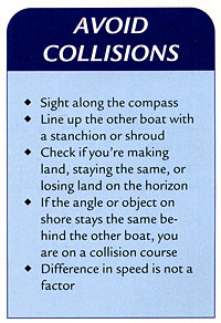 evitar colisiones velero