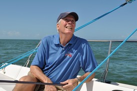 Steve Colgate Under Sail