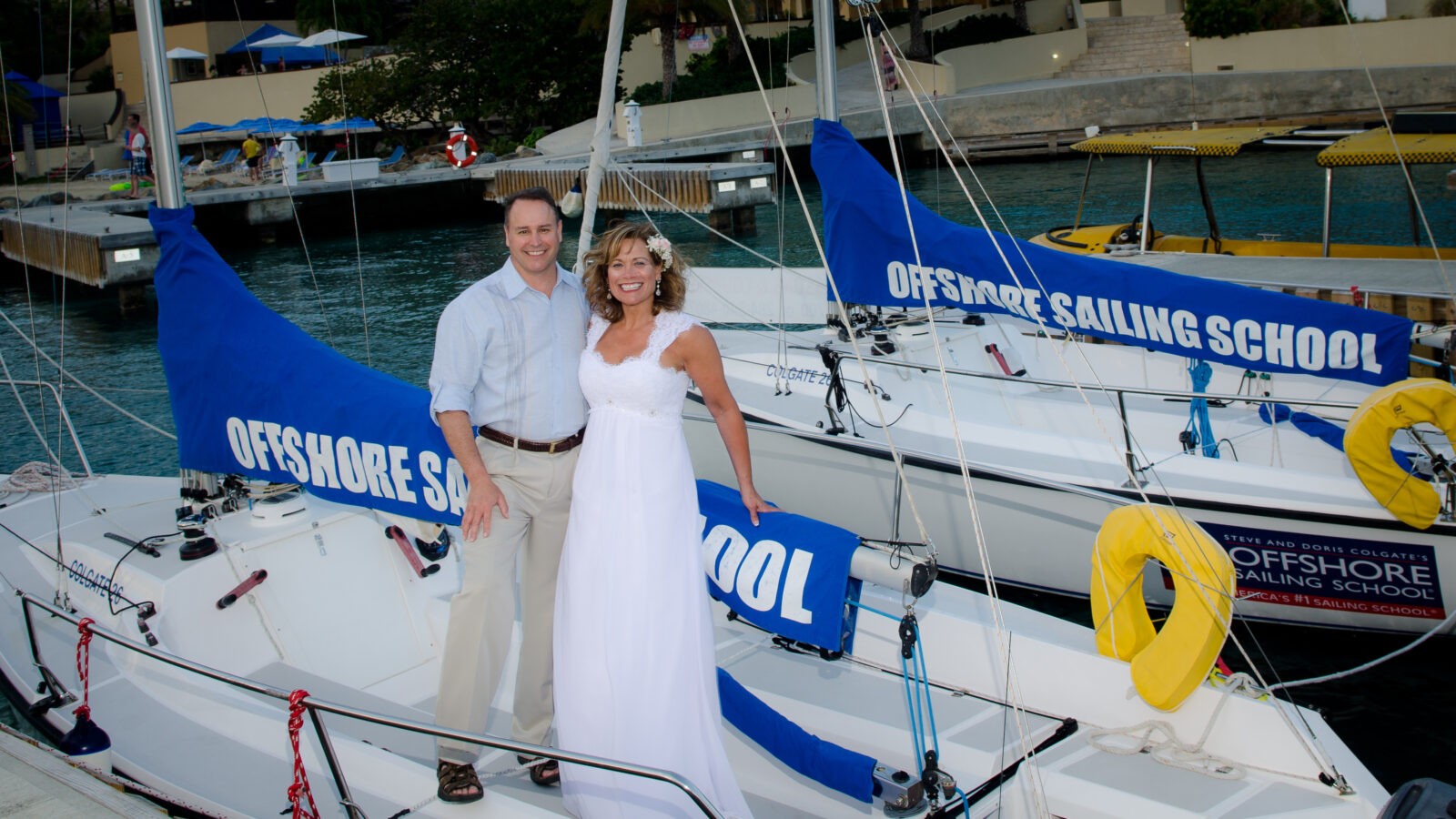 Our Offshore Sailing School Wedding