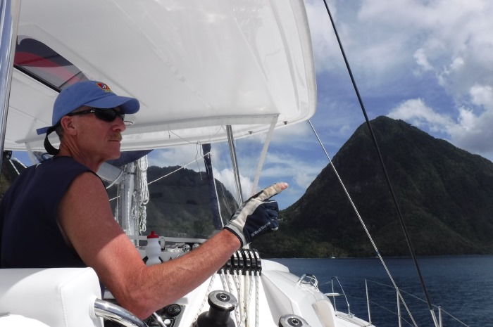 Arriving-Pitons