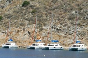 Our Fleet at Mandraki Bay, Hydra_700x465
