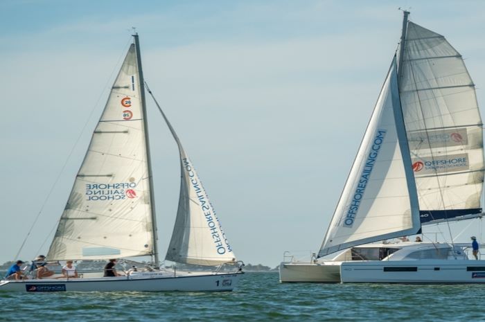 Colgate 26 and Leopard 40 catamaran