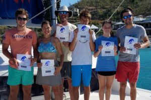 Family sailing graduates