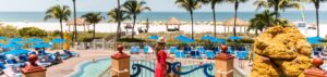 Pink Shell Beach Resort pool and beach