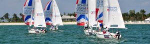 Several boats racing