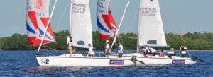 Two racing boats