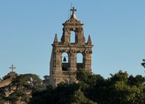 Ruins of a church steeple