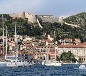 Sailboats in Hvar Croatia